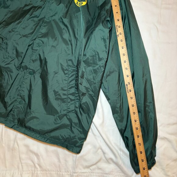 Men’s Vintage Inspired, Green, Nylon, Coach’s Jacket, Size Large - Picture 7 of 7